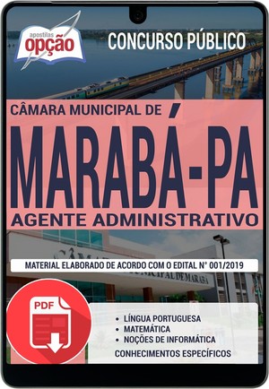 Apostila Concurso Câmara de Marabá - AGENTE ADMINISTRATIVO - Dezembro/2019 |