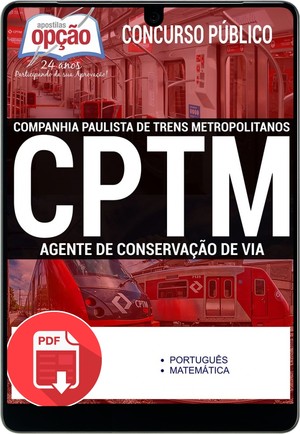 Concurso CPTM - AGENTE DE CONSERVAÇÃO DE VIA - Julho/2017 |