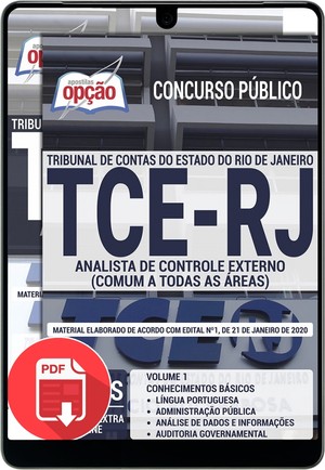 Apostila Concurso TCE RJ - ANALISTA DE CONTROLE EXTERNO (CONTEÚDO COMUM A TODAS AS ÁREAS) - Janeiro/2020 |