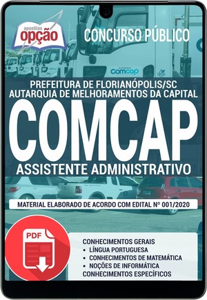 Apostila Concurso COMCAP - ASSISTENTE ADMINISTRATIVO - Janeiro/2020 |