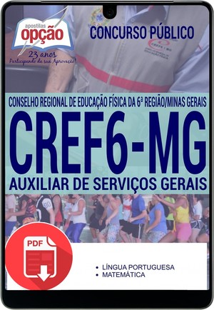 Apostila Concurso CREF 6ª Região 2016 - AUXILIAR DE SERVIÇOS GERAIS - Julho/2016 |