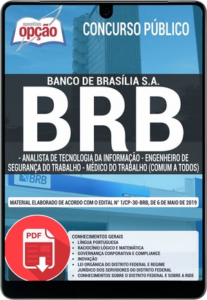 Concurso BRB - CARGOS DE NÍVEL SUPERIOR (COMUM A TODOS) - Maio/2019 |