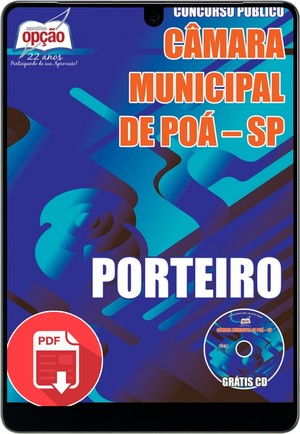 Apostila Câmara Municipal de Poá / SP - PORTEIRO - Outubro/2015 |