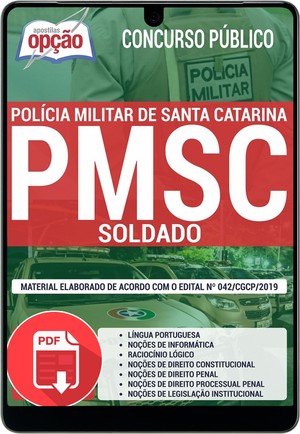 Apostila Concurso PM SC - SOLDADO - Junho/2019 |