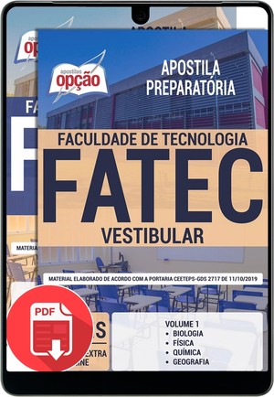 Apostila Preparatória FATEC - VESTIBULAR - Outubro/2019 |