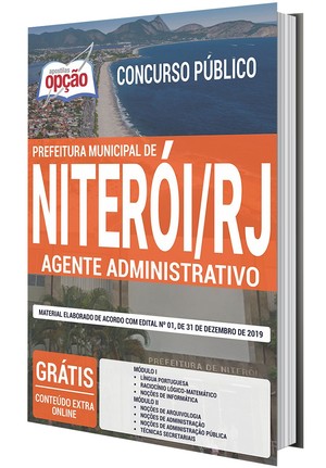 Apostila Concurso Prefeitura de Niterói - AGENTE ADMINISTRATIVO - Janeiro/2020 |