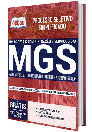 Apostila Concurso MGS - CARGOS DE NÍVEL FUNDAMENTAL COMPLETO - Fevereiro/2020 |