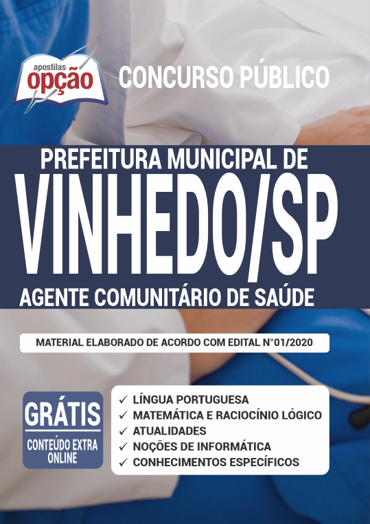 Apostila Prefeitura de Vinhedo - SP - Agente Comunitário de Saúde