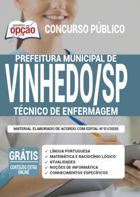 Apostila Prefeitura de Vinhedo - SP - Técnico de Enfermagem