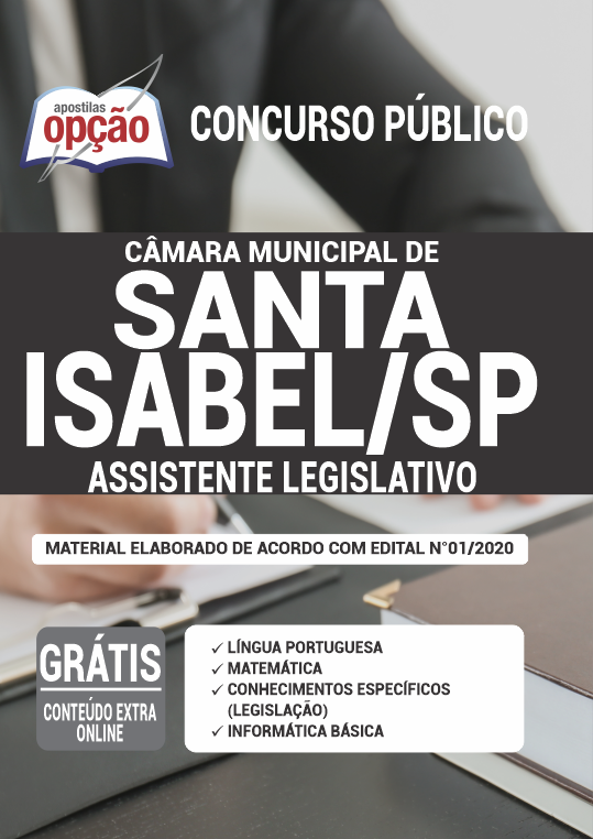 Apostila Câmara de Santa Isabel - SP - Assistente Legislativo