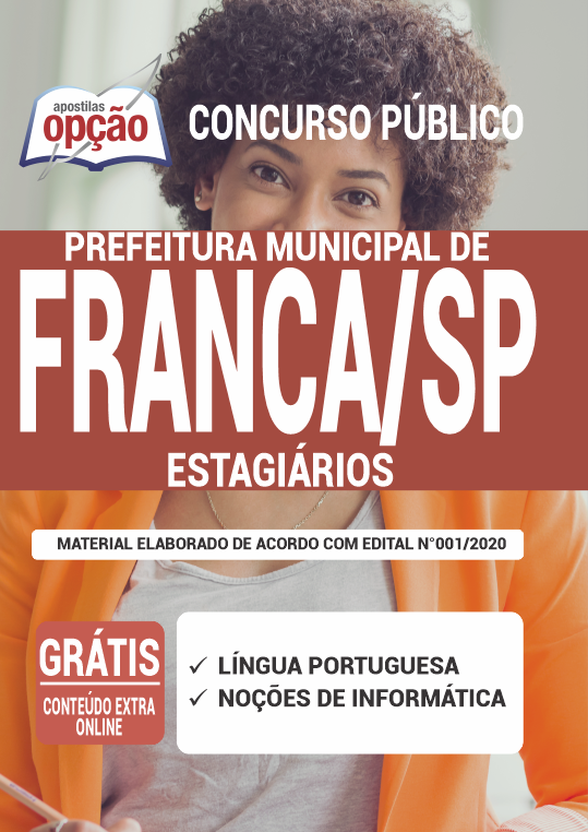 Apostila Prefeitura de Franca - SP - Estagiário