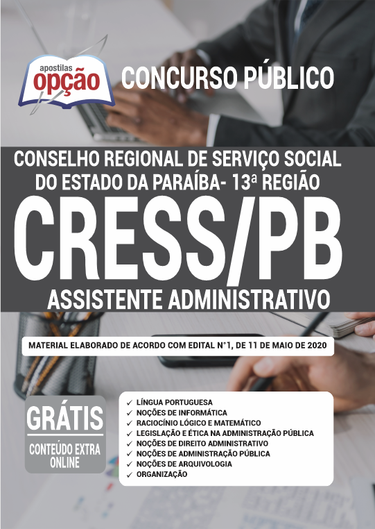 Apostila CRESS-PB - Assistente Administrativo