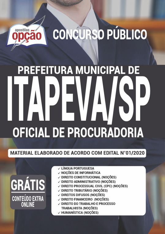 Apostila Prefeitura de Itapeva - SP - Oficial de Procuradoria