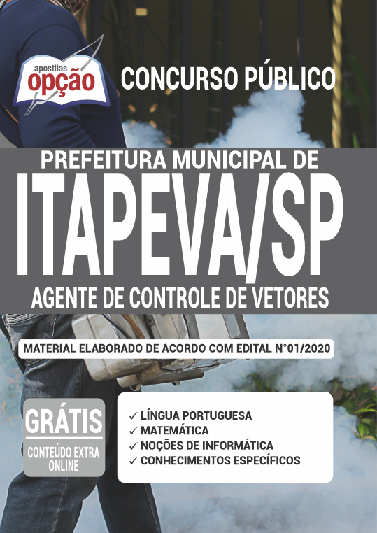 Apostila Prefeitura de Itapeva - SP - Agt de Controle de Vetores