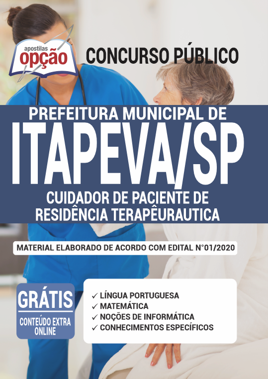 Apostila Prefeitura de Itapeva - SP - Cuidador de Paciente