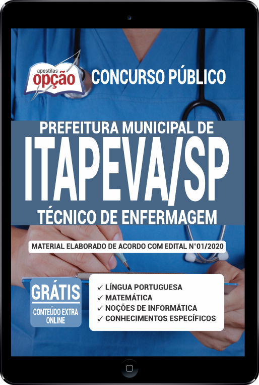 Apostila Prefeitura  de Itapeva - SP em PDF - Técnico de Enfermagem