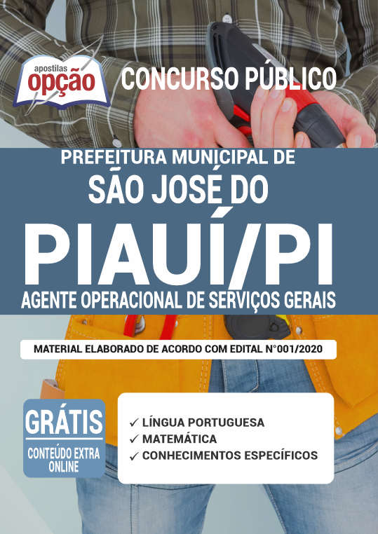 Apostila Prefeitura  de São José do Piauí - PI - Agente Operacional