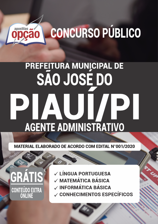 Apostila Prefeitura  de São José do Piauí - PI - Agente Administrativo