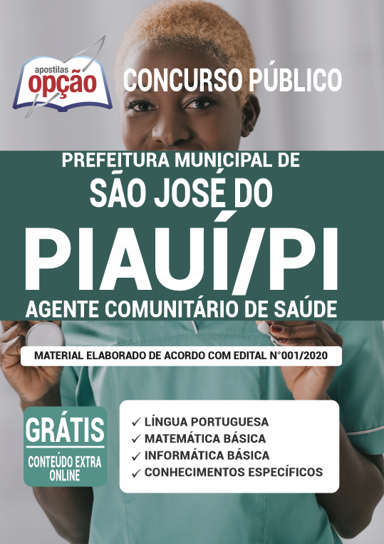 Apostila Prefeitura  de São José do Piauí - PI - Agt Comunitário de Saúde