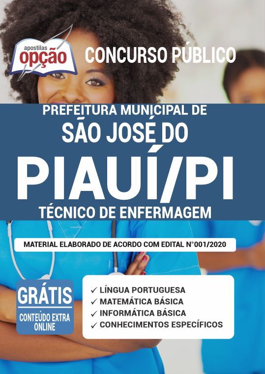 Apostila Prefeitura  de São José do Piauí - PI - Técnico de Enfermagem