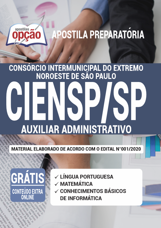 Apostila CIENSP-SP - Auxiliar Administrativo