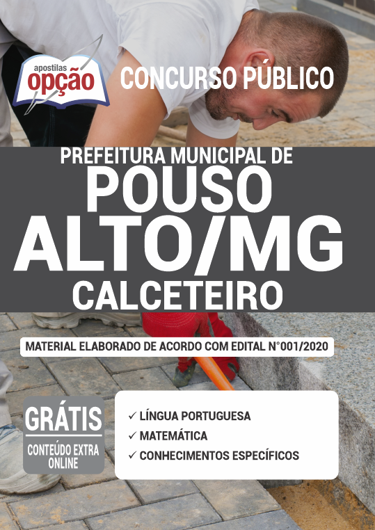 Apostila Prefeitura  de Pouso Alto - MG - Calceteiro