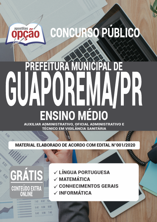 Apostila Prefeitura  de Guaporema - PR - Ensino Médio