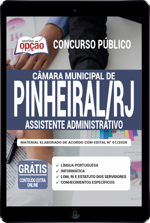 Apostila Câmara de Pinheiral - RJ em PDF - Assistente Adm