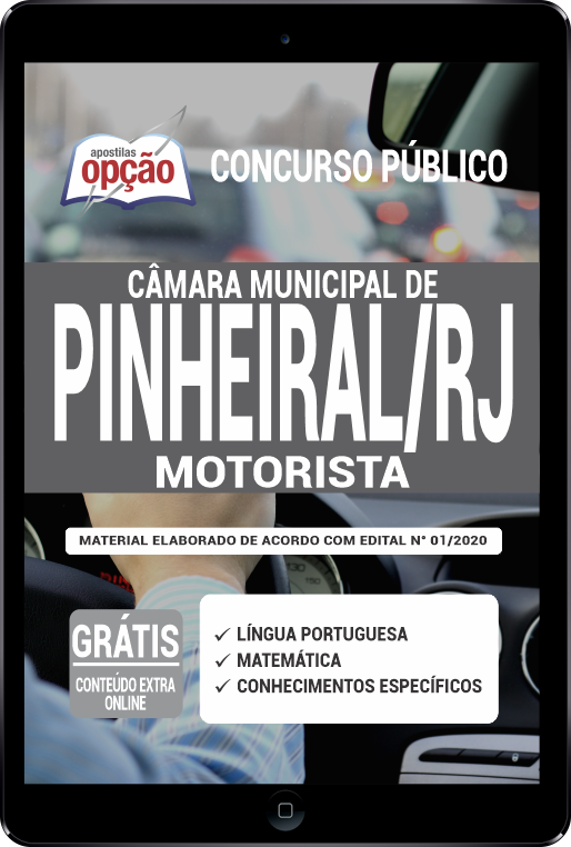 Apostila Câmara de Pinheiral - RJ em PDF - Motorista