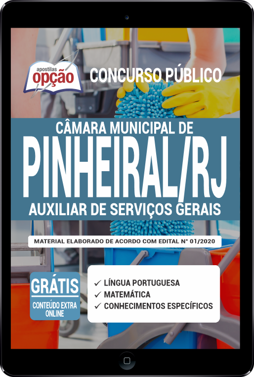 Apostila Câmara de Pinheiral - RJ em PDF - Auxiliar de Serviços Gerais