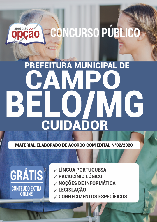 Apostila Prefeitura de Campo Belo - MG - Cuidador