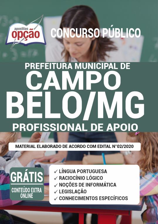 Apostila Prefeitura de Campo Belo - MG - Profissional de Apoio