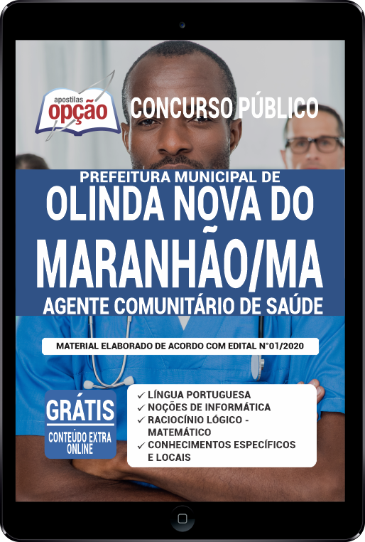 Apostila Prefeitura  de Olinda Nova do Maranhão em PDF -Agente Comunitário