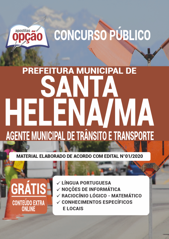 Apostila Prefeitura de Santa Helena - MA - Agente de Trânsito