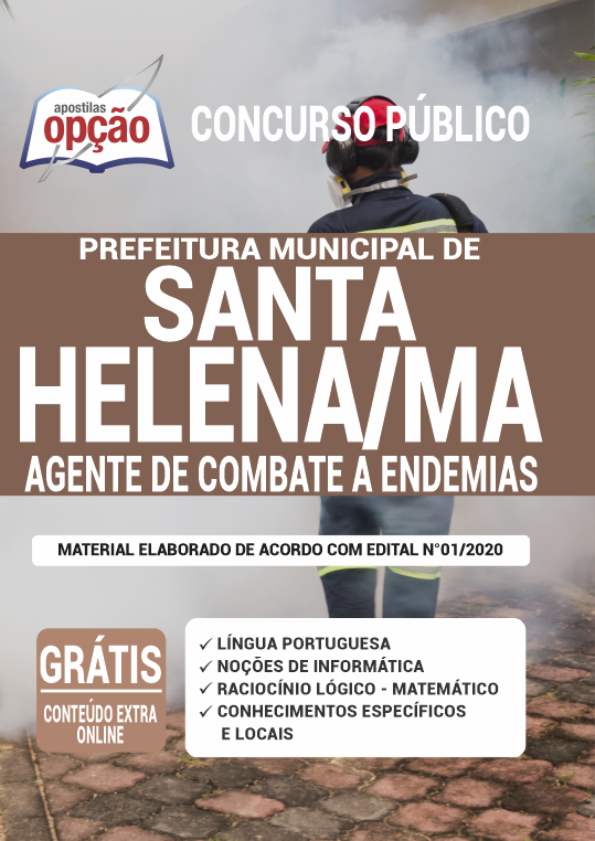 Apostila Prefeitura de Santa Helena - MA - Agente de Combate