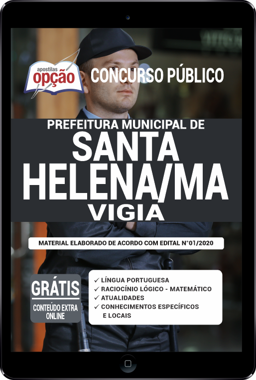 Apostila Prefeitura  de Santa Helena - MA em PDF - Vigia