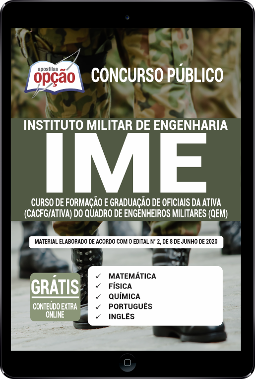 Apostila IME em PDF Curso de Formação e Graduação de Oficiais da Ativa