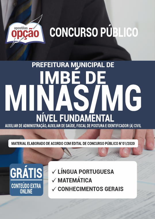 Apostila Prefeitura de Imbé de Minas - MG - Nível Fundamental