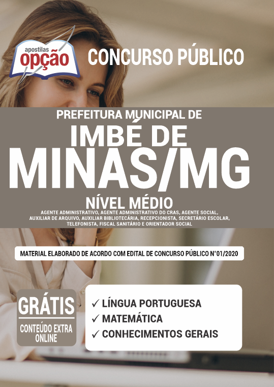 Apostila Prefeitura de Imbé de Minas - MG - Nível Médio