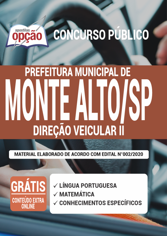 Apostila Prefeitura de Monte Alto - SP - Direção Veicular II