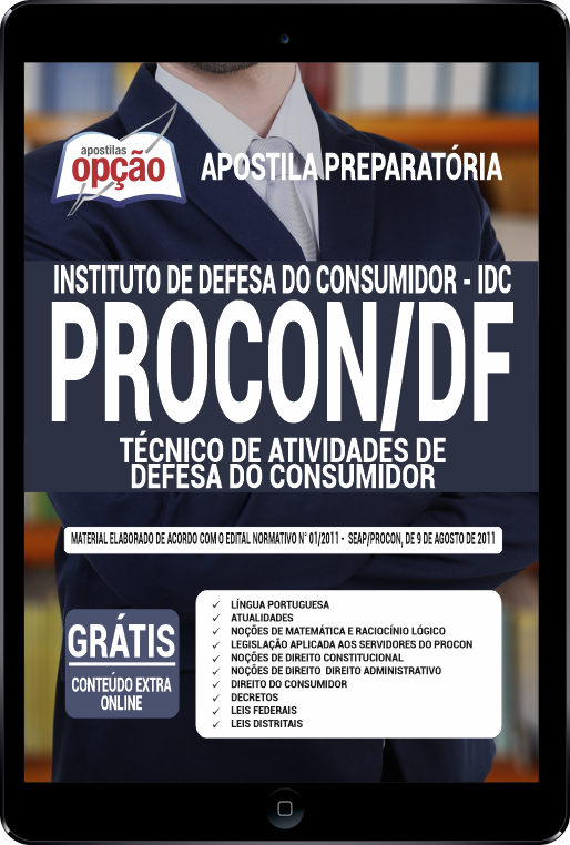 Apostila PROCON-DF em PDF - Técnico de Atividades