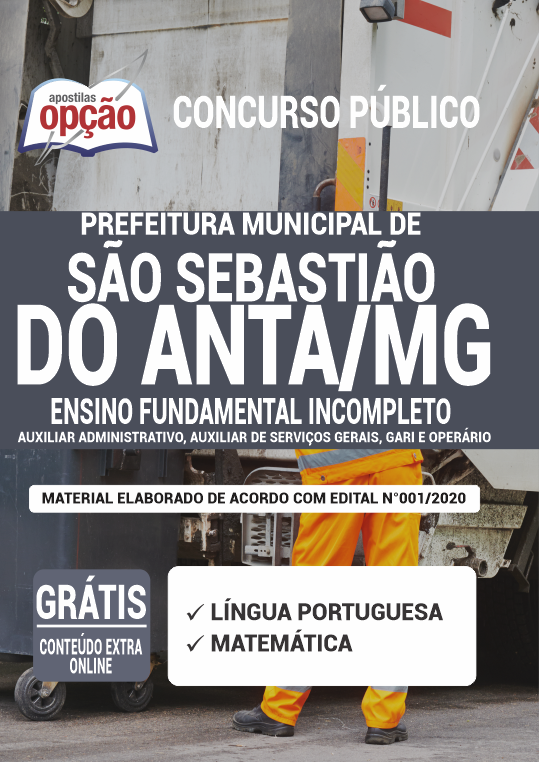 Apostila Prefeitura de São Sebastião do Anta - MG - Fundamental