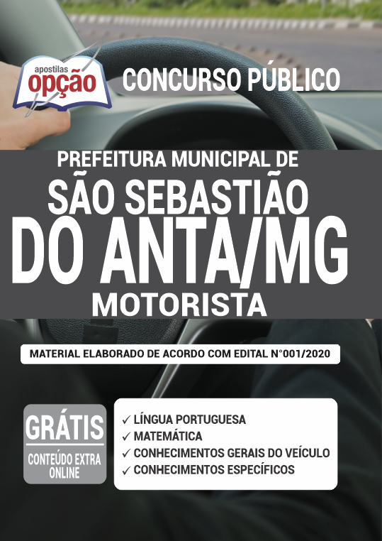 Apostila Prefeitura de São Sebastião do Anta - MG - Motorista