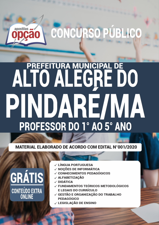 Apostila Prefeitura  de Alto Alegre do Pindaré - MA - Professor