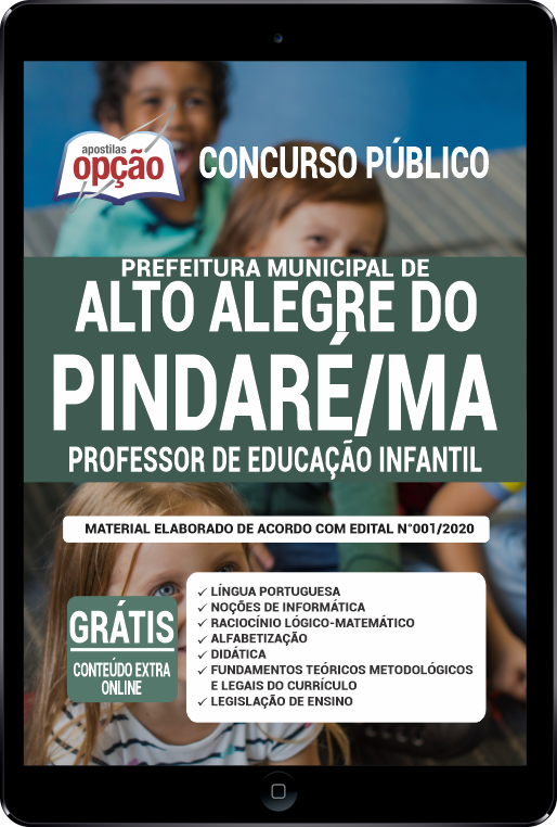 Apostila de Alto Alegre do Pindaré - MA em PDF - Professor de Educação