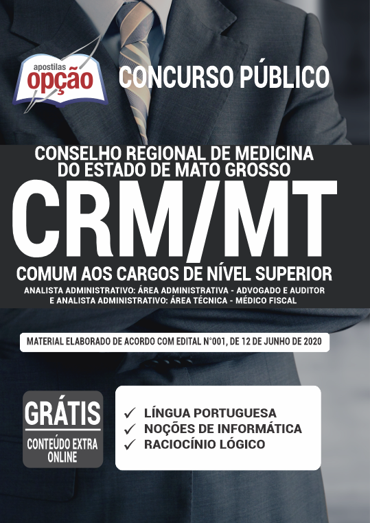 Apostila CRM-MT - Comum aos Cargos de Nível Superior