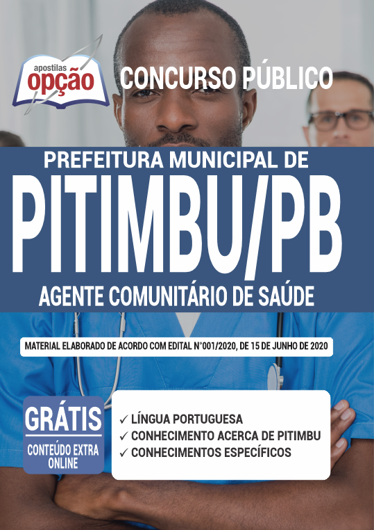 Apostila Prefeitura de Pitimbu - PB - Agente Comunitário de Saúde