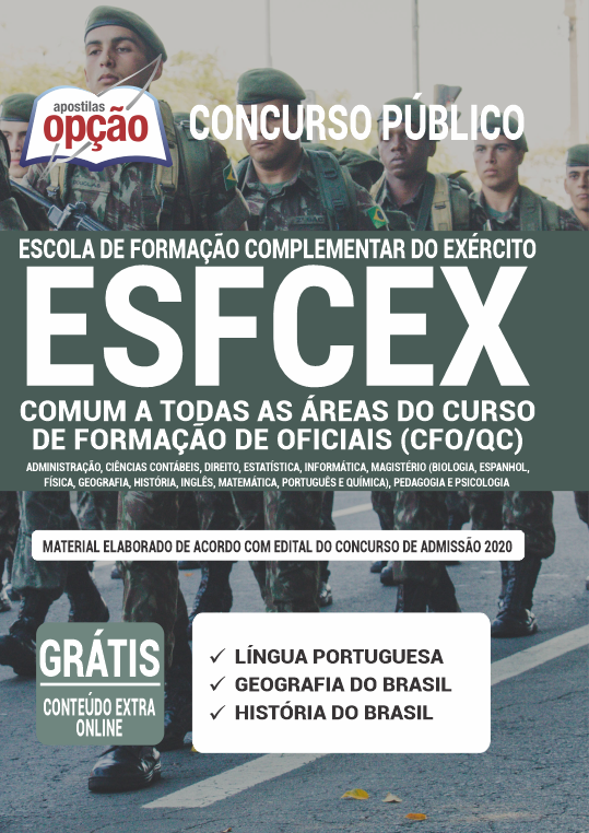 Apostila ESFCEX - Todas a Áreas do Curso de Formação de Oficiais