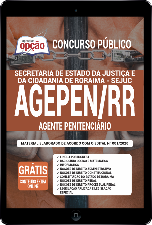 Apostila AGEPEN-RR em PDF - Agente Penitenciário