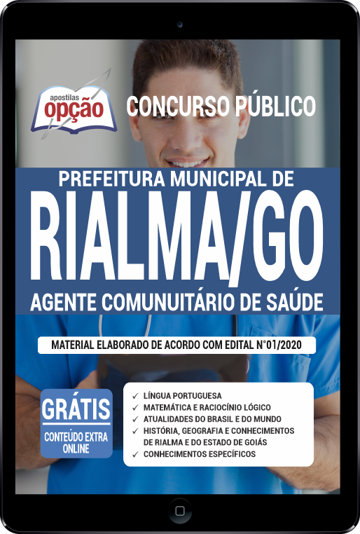 Apostila Prefeitura de Rialma - GO em PDF - Agente Comunitário